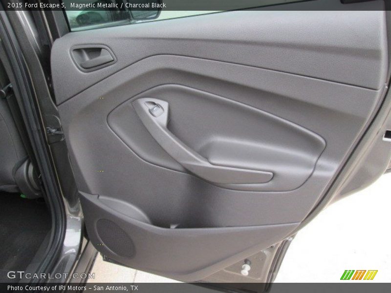 Magnetic Metallic / Charcoal Black 2015 Ford Escape S
