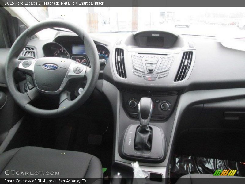 Magnetic Metallic / Charcoal Black 2015 Ford Escape S