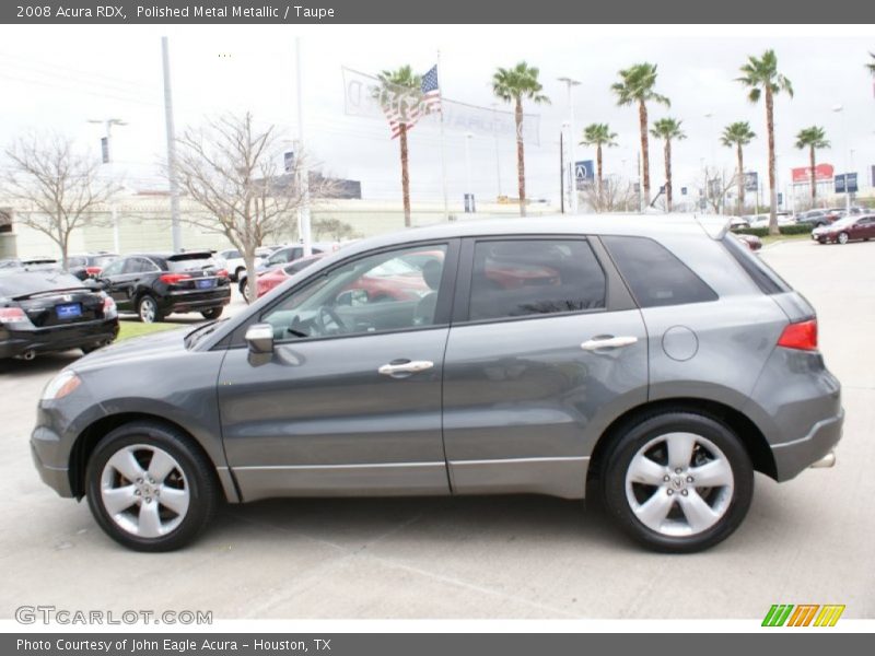 Polished Metal Metallic / Taupe 2008 Acura RDX