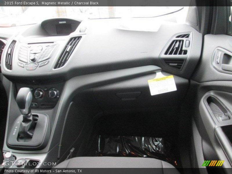 Magnetic Metallic / Charcoal Black 2015 Ford Escape S