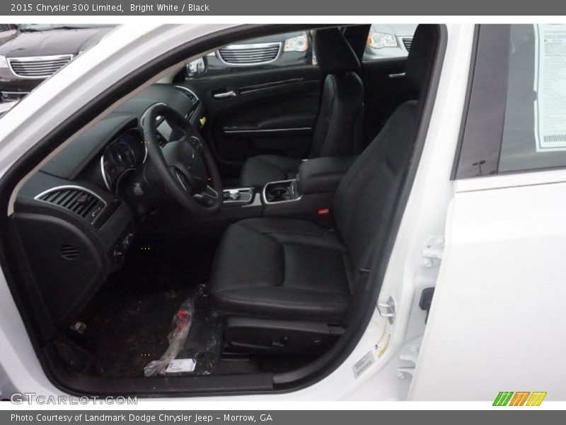Bright White / Black 2015 Chrysler 300 Limited