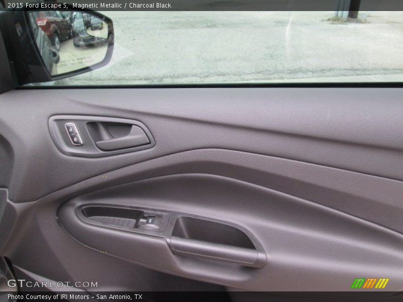 Magnetic Metallic / Charcoal Black 2015 Ford Escape S