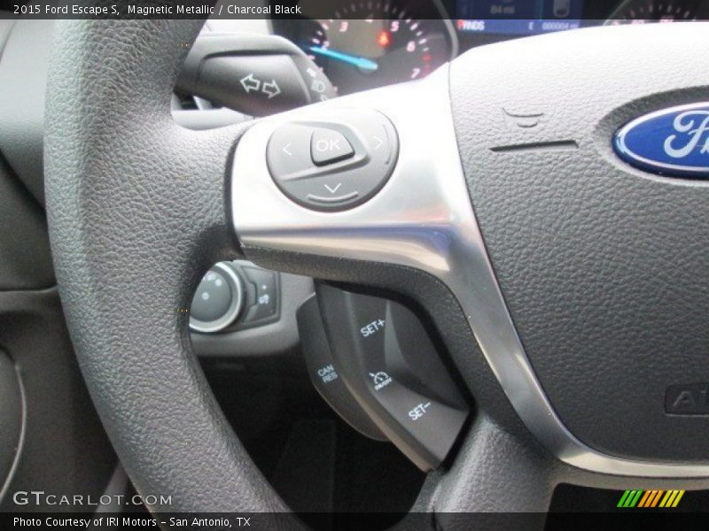 Magnetic Metallic / Charcoal Black 2015 Ford Escape S
