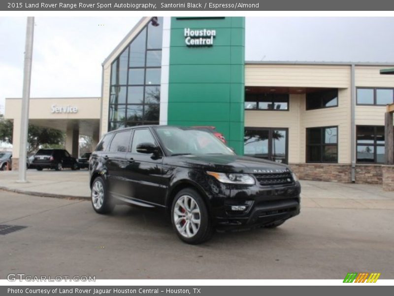 Santorini Black / Espresso/Almond 2015 Land Rover Range Rover Sport Autobiography