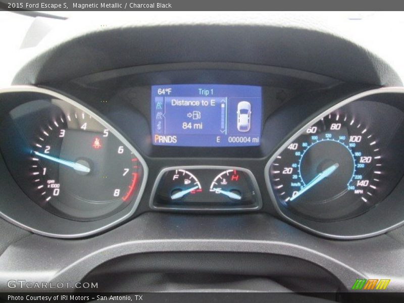 Magnetic Metallic / Charcoal Black 2015 Ford Escape S