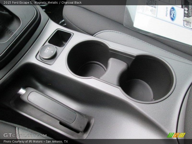 Magnetic Metallic / Charcoal Black 2015 Ford Escape S