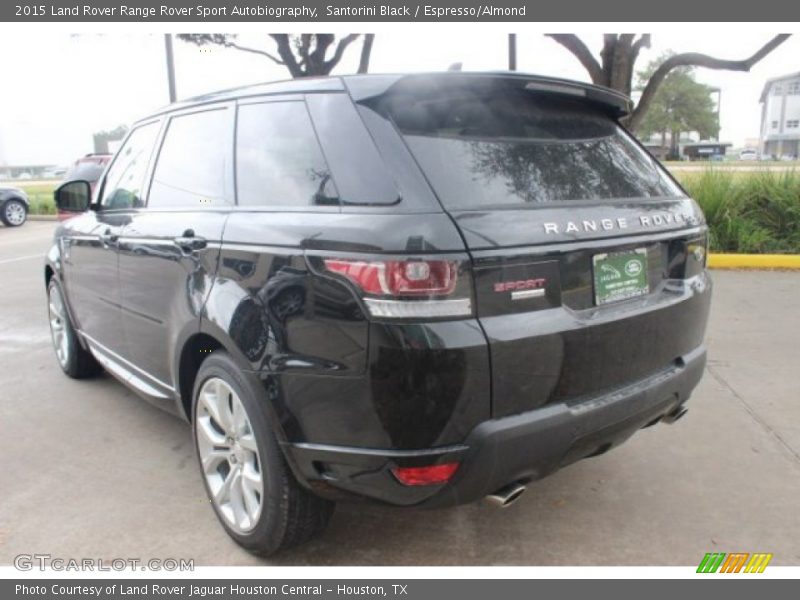 Santorini Black / Espresso/Almond 2015 Land Rover Range Rover Sport Autobiography