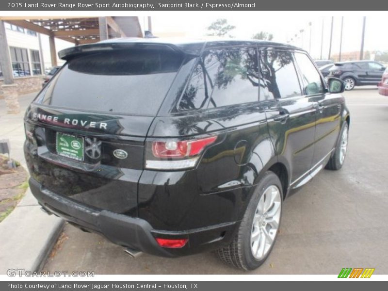 Santorini Black / Espresso/Almond 2015 Land Rover Range Rover Sport Autobiography