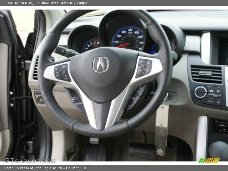 Polished Metal Metallic / Taupe 2008 Acura RDX