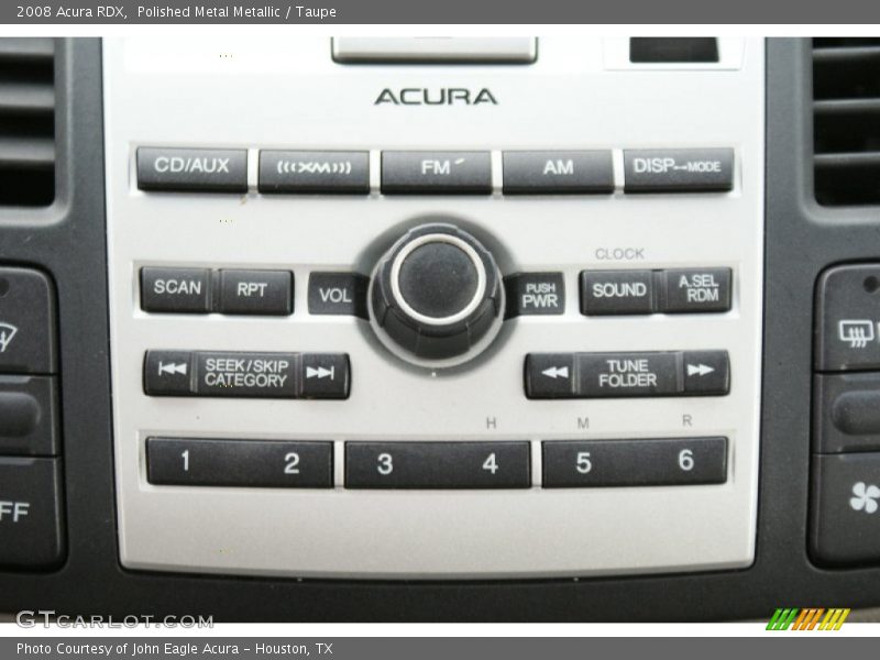 Polished Metal Metallic / Taupe 2008 Acura RDX