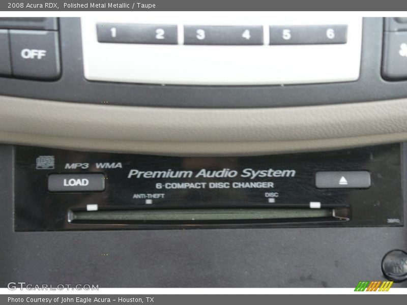 Polished Metal Metallic / Taupe 2008 Acura RDX