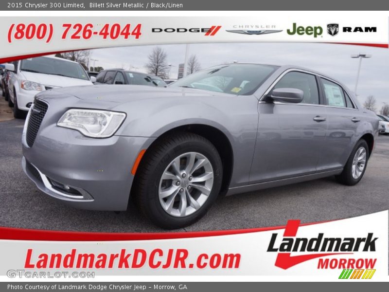 Billett Silver Metallic / Black/Linen 2015 Chrysler 300 Limited