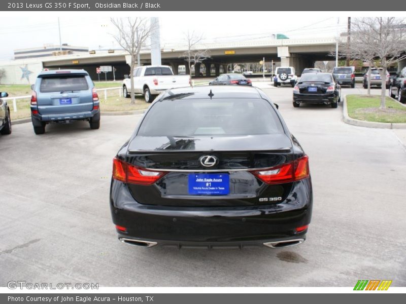 Obsidian Black / Black 2013 Lexus GS 350 F Sport