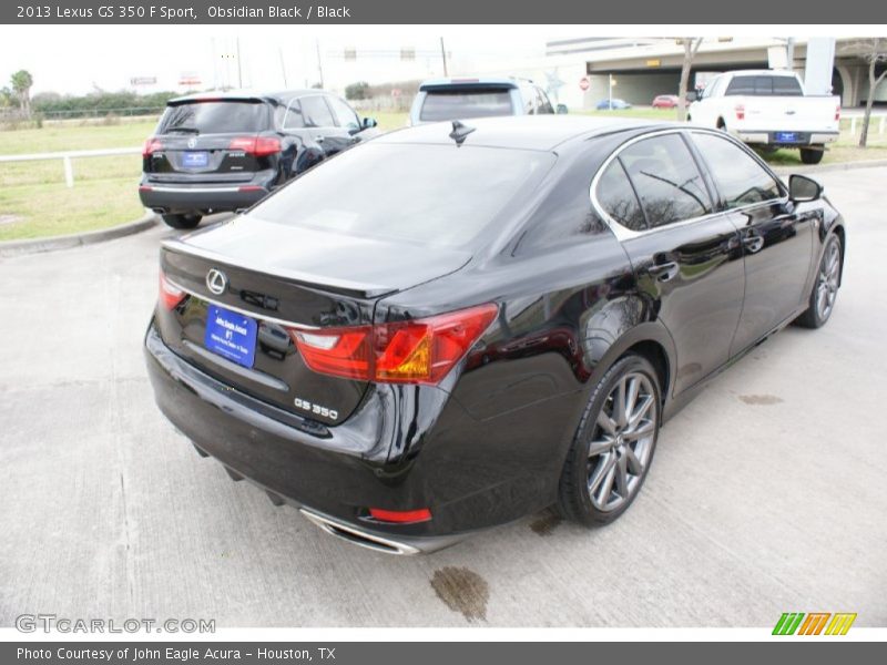 Obsidian Black / Black 2013 Lexus GS 350 F Sport