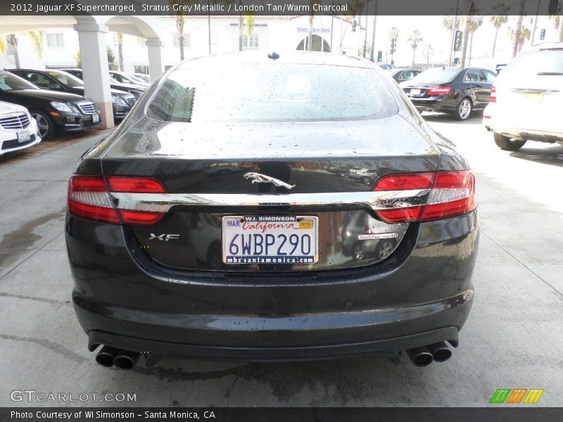 Stratus Grey Metallic / London Tan/Warm Charcoal 2012 Jaguar XF Supercharged
