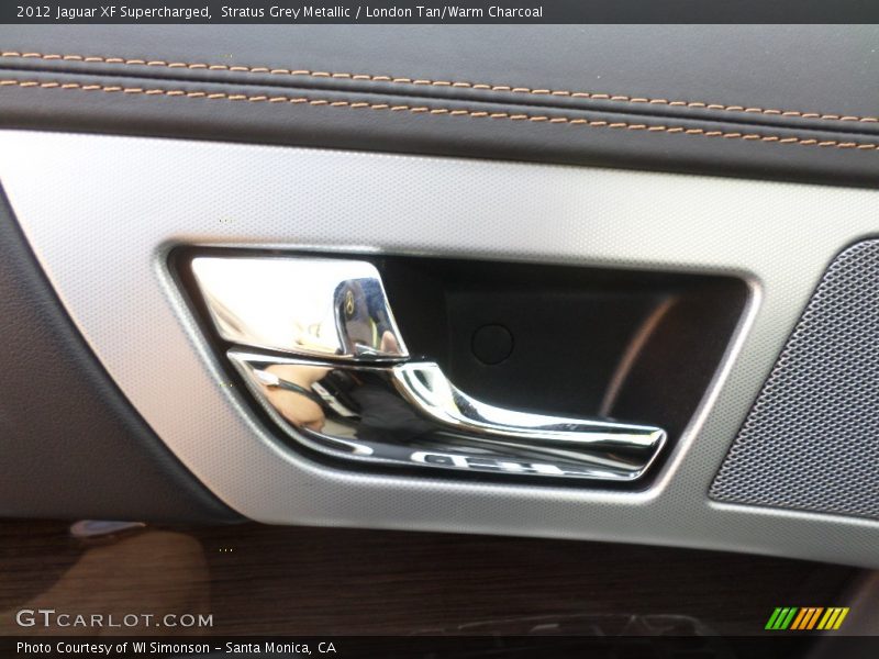 Stratus Grey Metallic / London Tan/Warm Charcoal 2012 Jaguar XF Supercharged