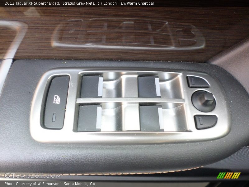 Stratus Grey Metallic / London Tan/Warm Charcoal 2012 Jaguar XF Supercharged