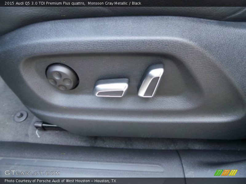 Monsoon Gray Metallic / Black 2015 Audi Q5 3.0 TDI Premium Plus quattro