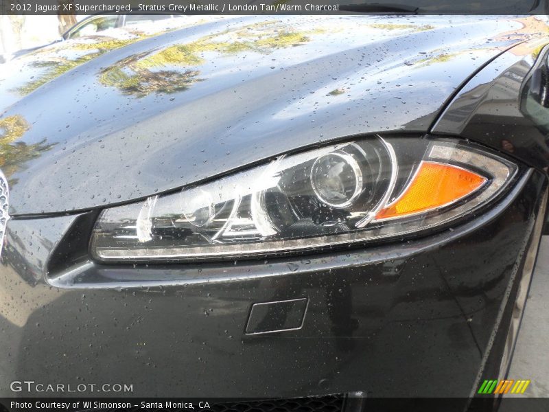 Stratus Grey Metallic / London Tan/Warm Charcoal 2012 Jaguar XF Supercharged