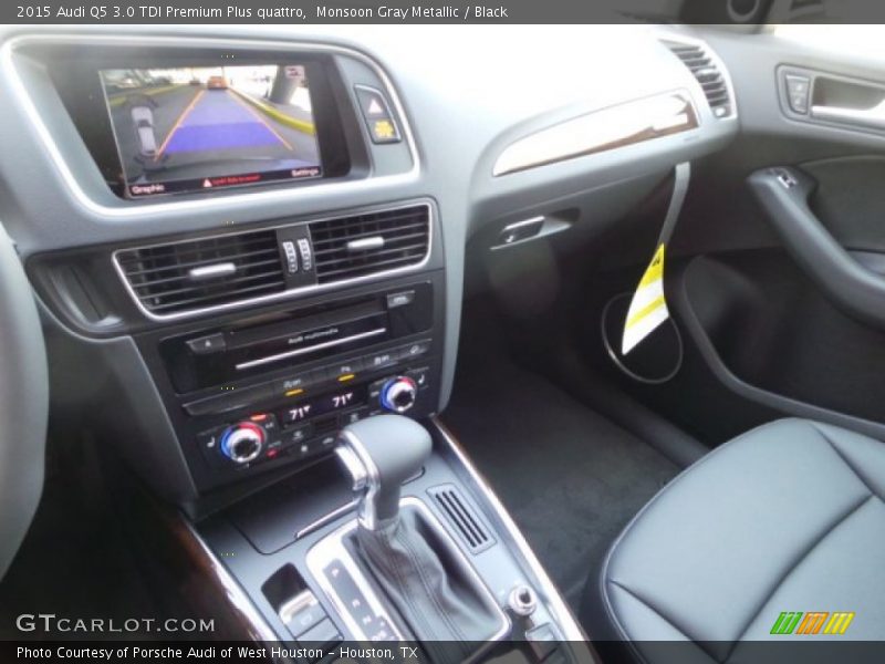 Monsoon Gray Metallic / Black 2015 Audi Q5 3.0 TDI Premium Plus quattro