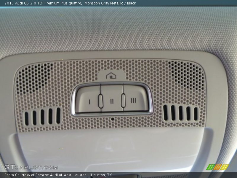 Monsoon Gray Metallic / Black 2015 Audi Q5 3.0 TDI Premium Plus quattro