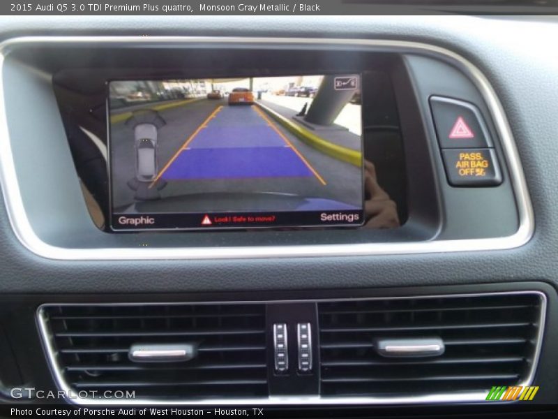 Monsoon Gray Metallic / Black 2015 Audi Q5 3.0 TDI Premium Plus quattro