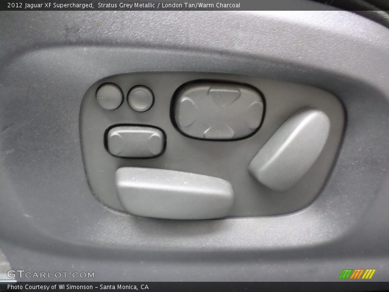 Stratus Grey Metallic / London Tan/Warm Charcoal 2012 Jaguar XF Supercharged