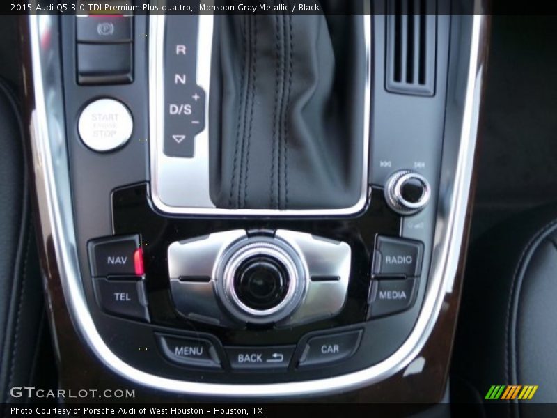 Monsoon Gray Metallic / Black 2015 Audi Q5 3.0 TDI Premium Plus quattro