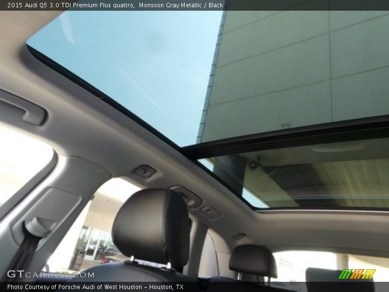 Monsoon Gray Metallic / Black 2015 Audi Q5 3.0 TDI Premium Plus quattro