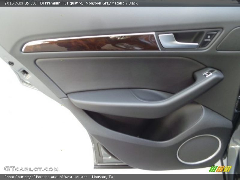 Monsoon Gray Metallic / Black 2015 Audi Q5 3.0 TDI Premium Plus quattro