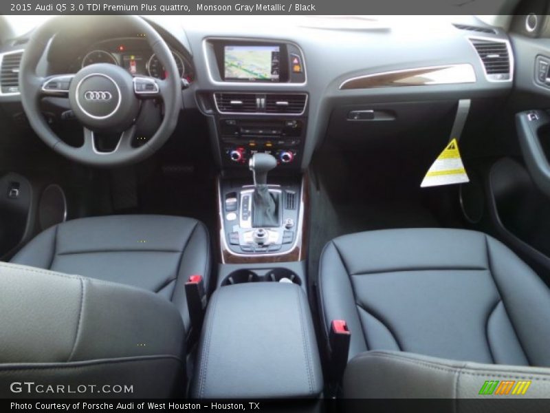 Monsoon Gray Metallic / Black 2015 Audi Q5 3.0 TDI Premium Plus quattro