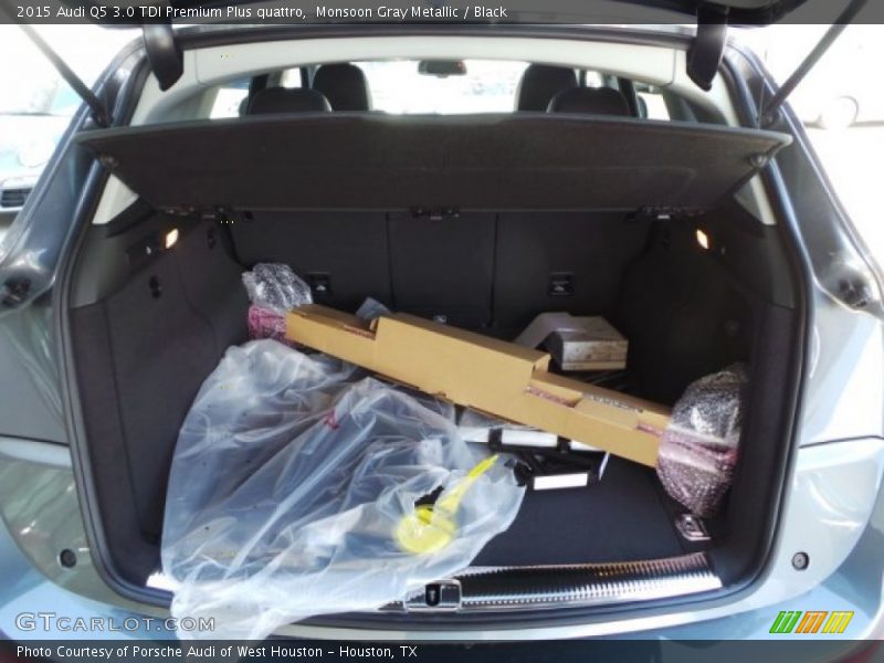 Monsoon Gray Metallic / Black 2015 Audi Q5 3.0 TDI Premium Plus quattro