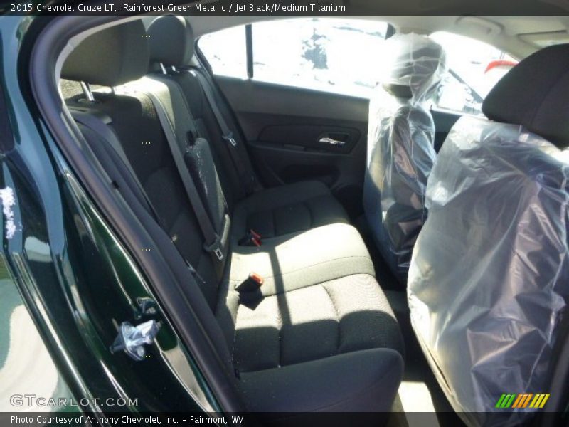 Rainforest Green Metallic / Jet Black/Medium Titanium 2015 Chevrolet Cruze LT