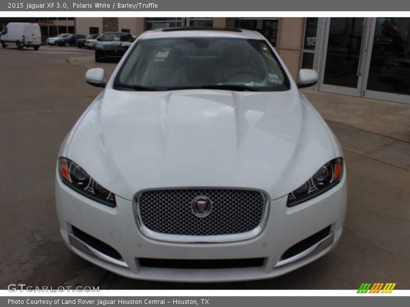 Polaris White / Barley/Truffle 2015 Jaguar XF 3.0