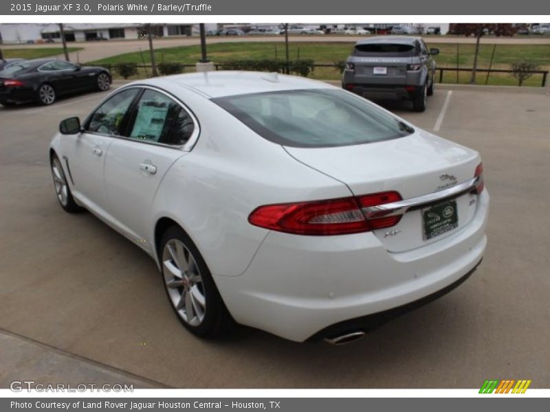 Polaris White / Barley/Truffle 2015 Jaguar XF 3.0