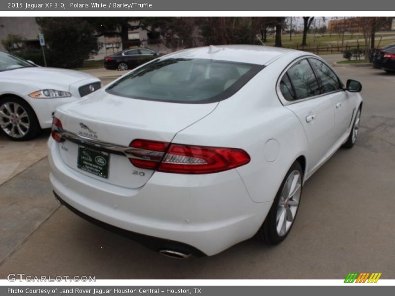 Polaris White / Barley/Truffle 2015 Jaguar XF 3.0
