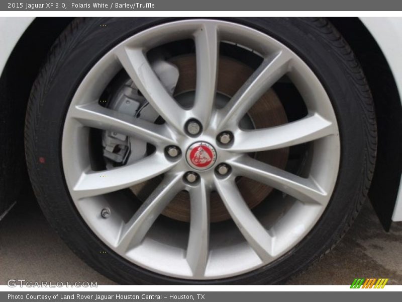 Polaris White / Barley/Truffle 2015 Jaguar XF 3.0