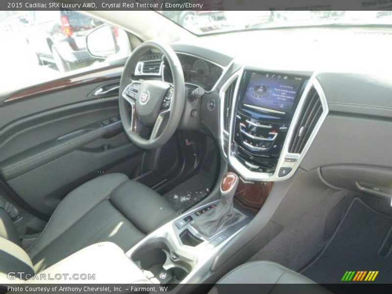 Crystal Red Tintcoat / Ebony/Ebony 2015 Cadillac SRX Luxury AWD