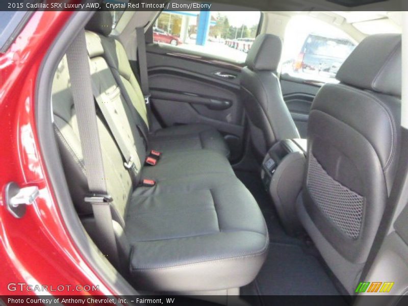 Crystal Red Tintcoat / Ebony/Ebony 2015 Cadillac SRX Luxury AWD