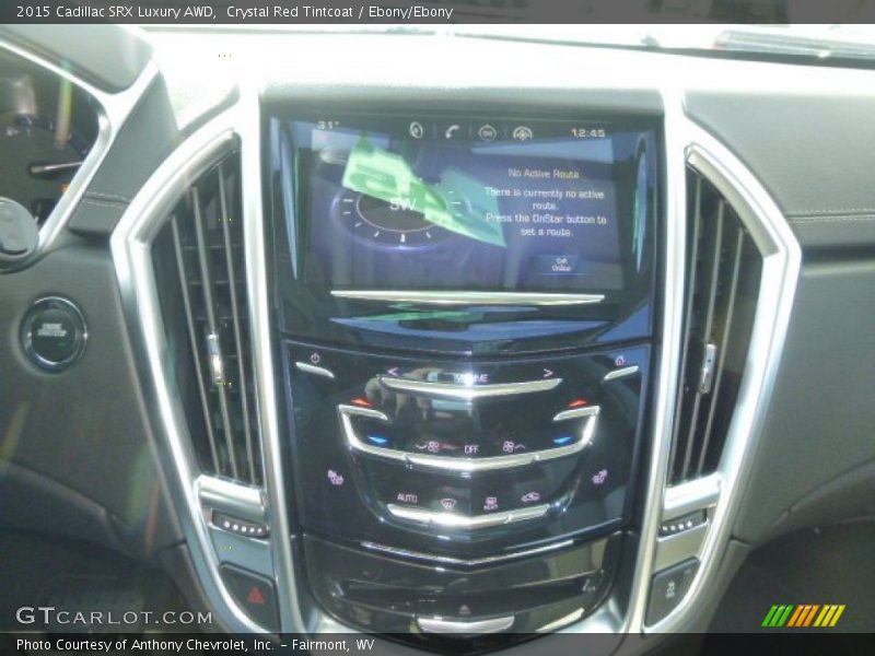 Crystal Red Tintcoat / Ebony/Ebony 2015 Cadillac SRX Luxury AWD