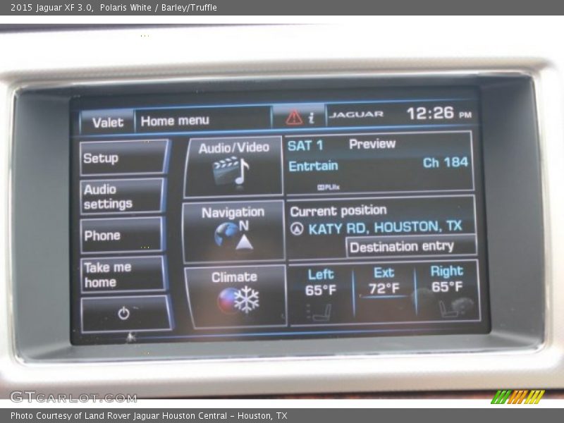 Polaris White / Barley/Truffle 2015 Jaguar XF 3.0