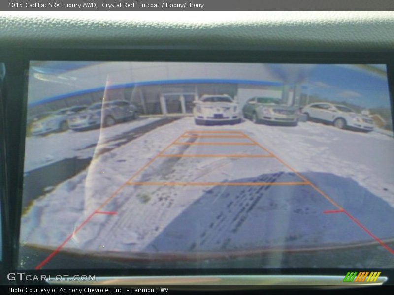 Crystal Red Tintcoat / Ebony/Ebony 2015 Cadillac SRX Luxury AWD