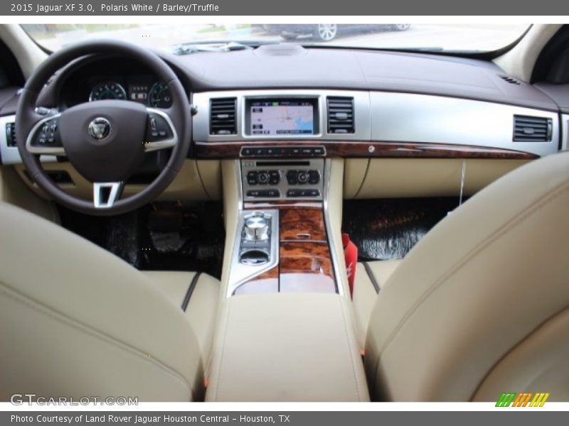 Polaris White / Barley/Truffle 2015 Jaguar XF 3.0