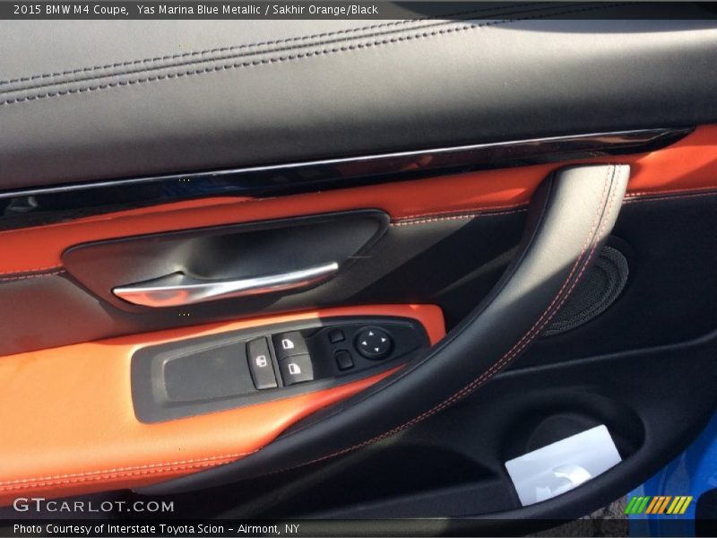 Yas Marina Blue Metallic / Sakhir Orange/Black 2015 BMW M4 Coupe