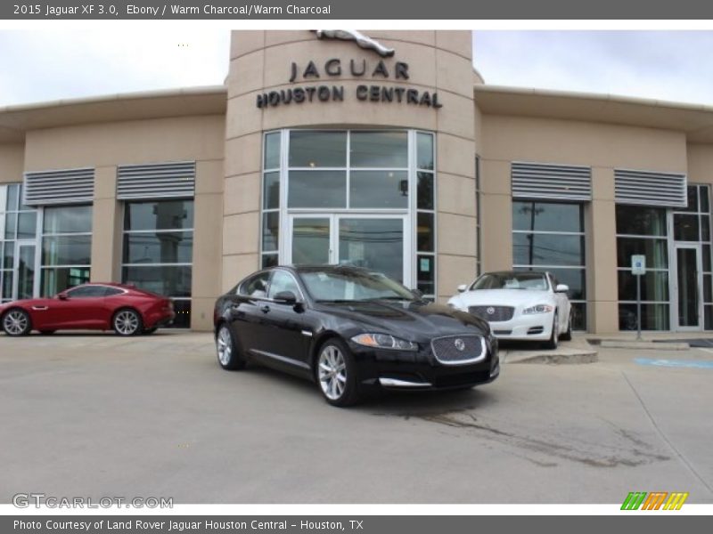 Ebony / Warm Charcoal/Warm Charcoal 2015 Jaguar XF 3.0