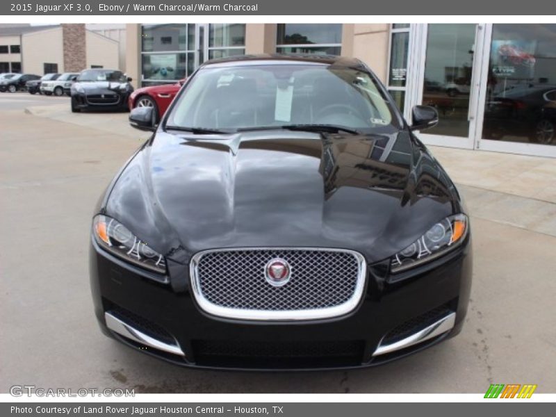 Ebony / Warm Charcoal/Warm Charcoal 2015 Jaguar XF 3.0