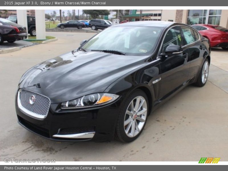 Ebony / Warm Charcoal/Warm Charcoal 2015 Jaguar XF 3.0