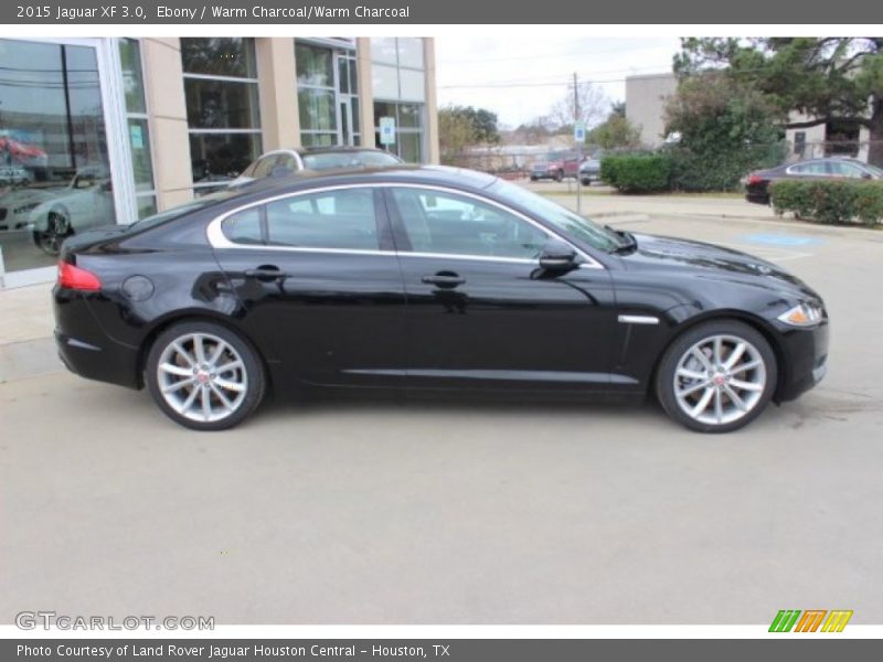 Ebony / Warm Charcoal/Warm Charcoal 2015 Jaguar XF 3.0