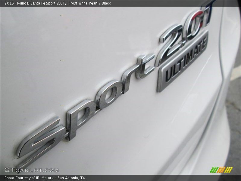 Frost White Pearl / Black 2015 Hyundai Santa Fe Sport 2.0T