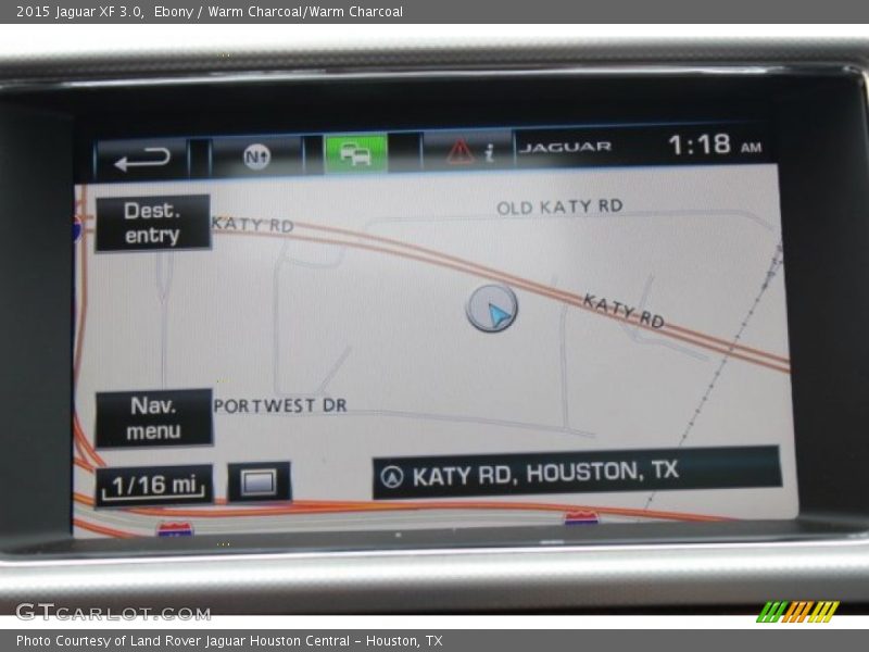 Ebony / Warm Charcoal/Warm Charcoal 2015 Jaguar XF 3.0
